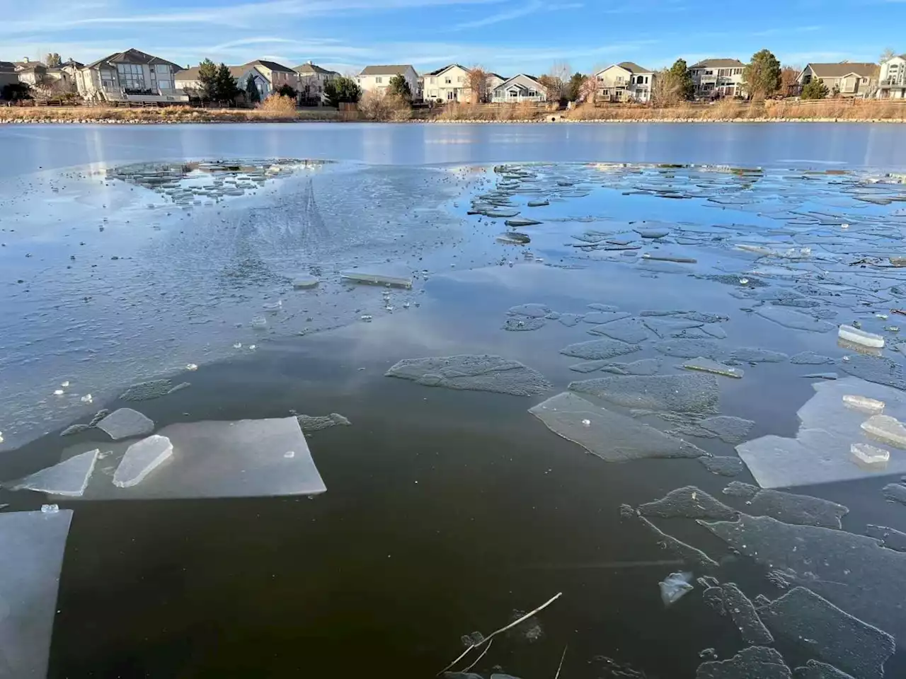 Teen boy dies after falling through ice in Colorado; 3 other children rescued