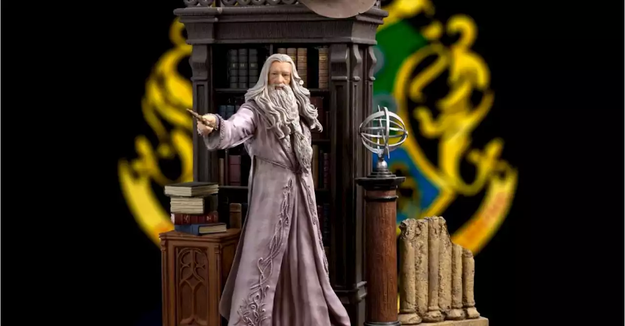 Harry Potter’s Dumbledore Brings Some Magic to Iron Studios