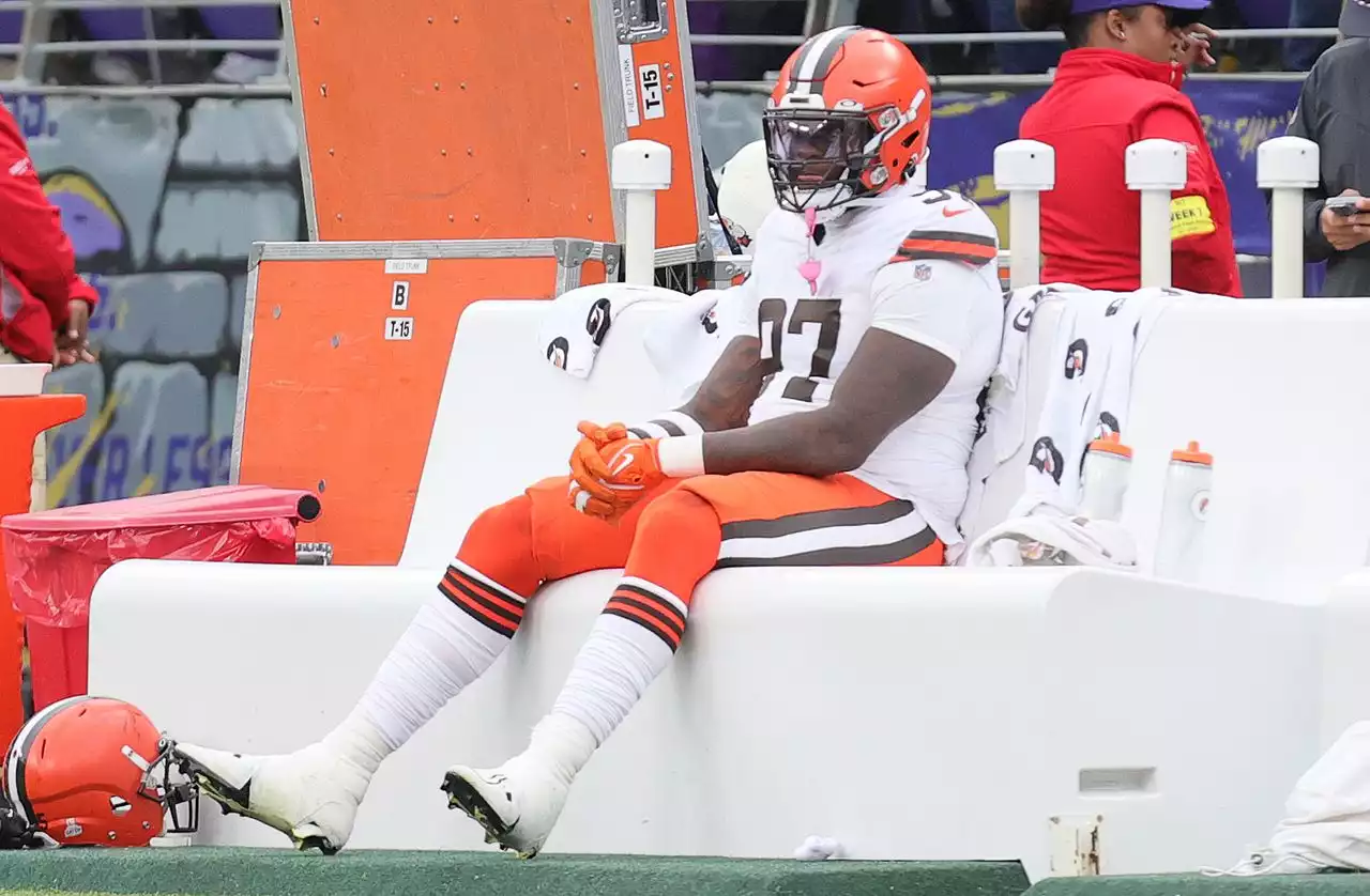 Browns’ Perrion Winfrey, fresh off scooter accident, vows to turn ‘one of the worst years of my life’ into the best