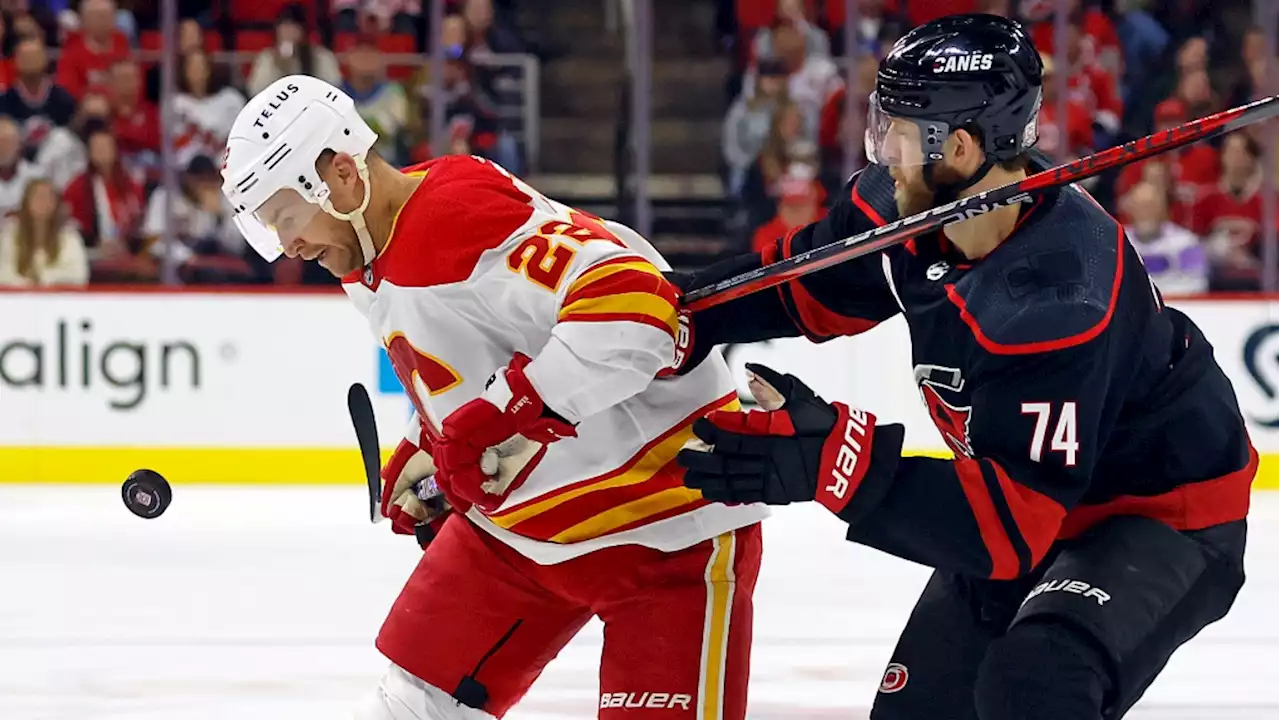 Hurricanes soar past Flames 3-2, Pesce nets 1st goal of season