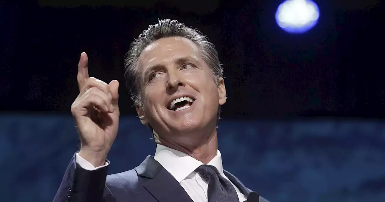 Newsom says he won't challenge Biden, but why would a failing governor even consider it?