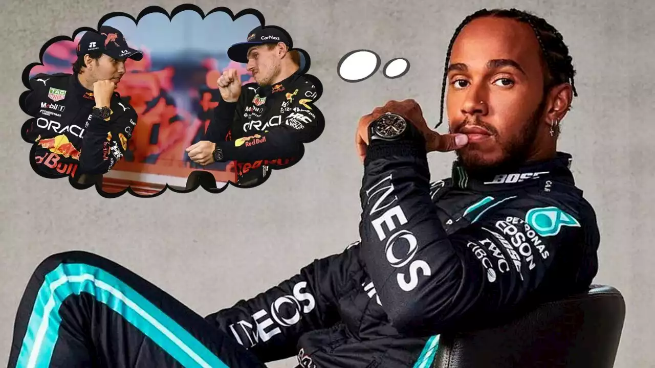 “Como el show de las Kardashian”: la sorpresiva crítica de Hamilton hacia Checo Pérez y Verstappen