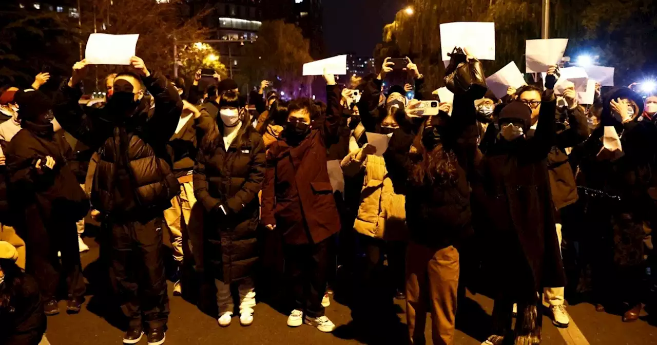 Protestas en Shanghái y Pekín ante el enfado por las restricciones chinas por Covid-19