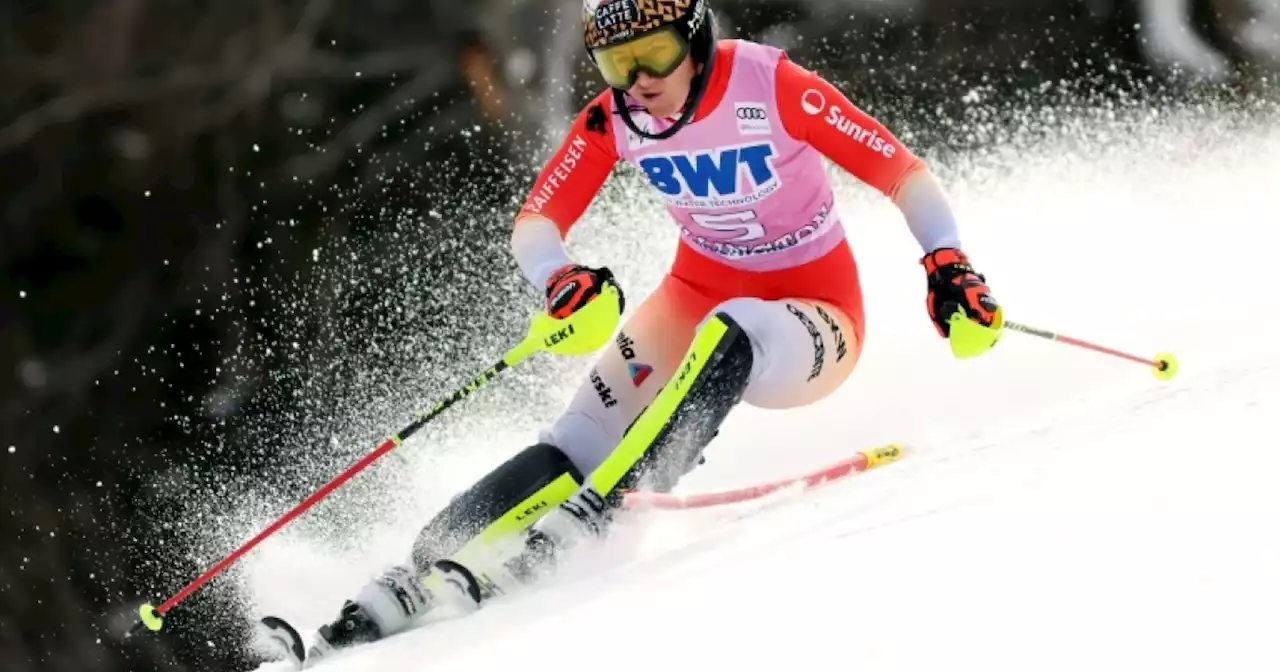 Holdener and Swenn-Larsson share victory in World Cup slalom