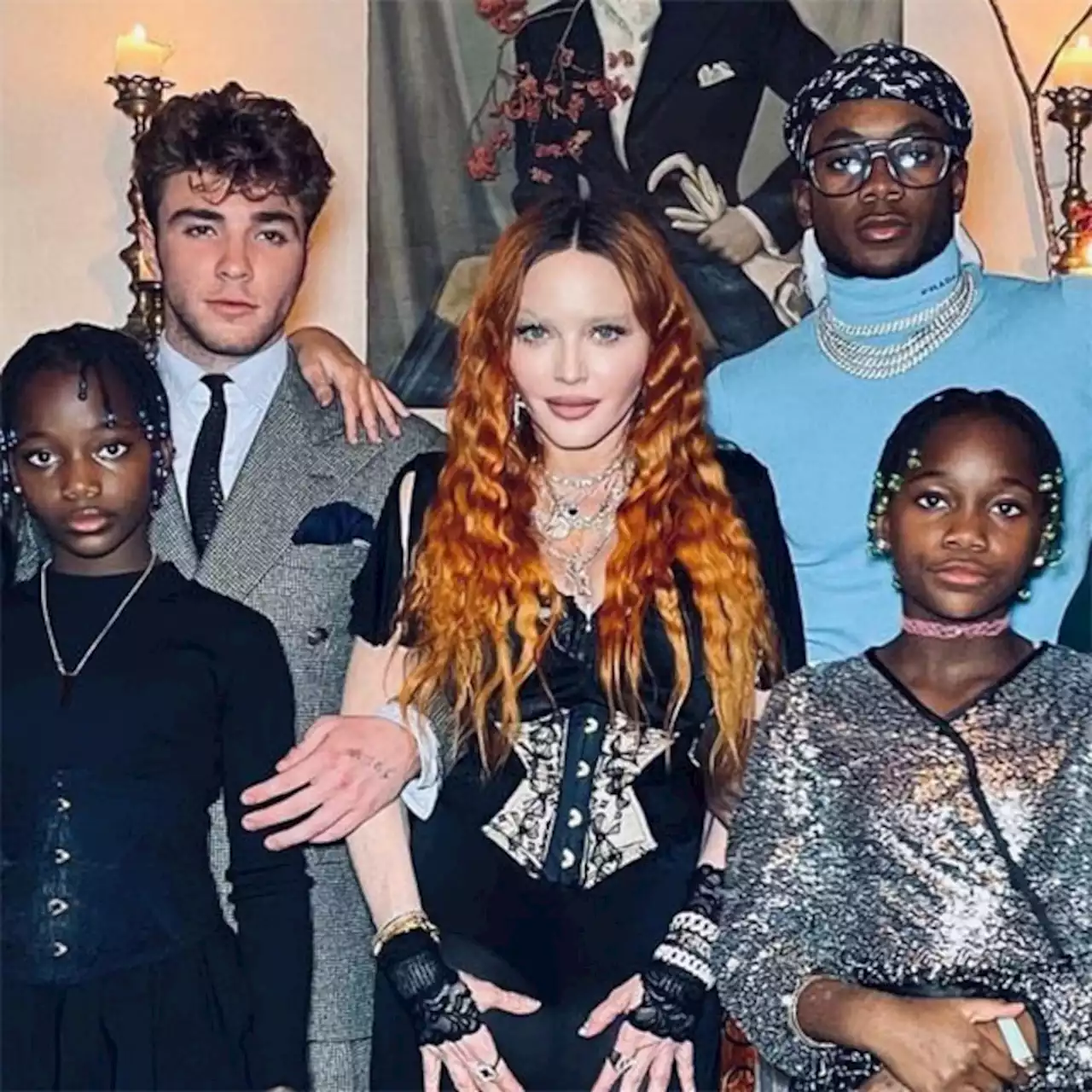 Madonna Shares Rare Family Photos With All 6 Kids on Thanksgiving - E! Online