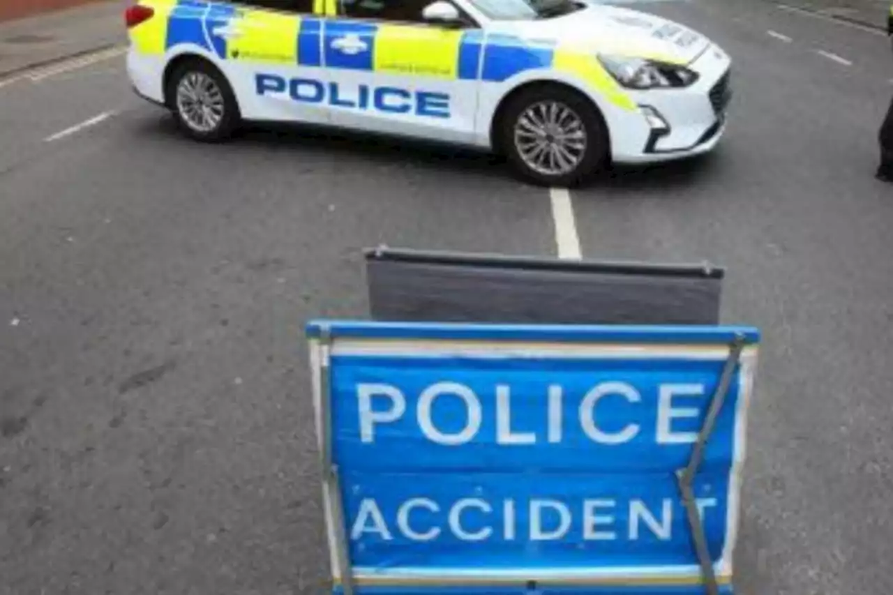 Man in hospital after three-car crash on busy road