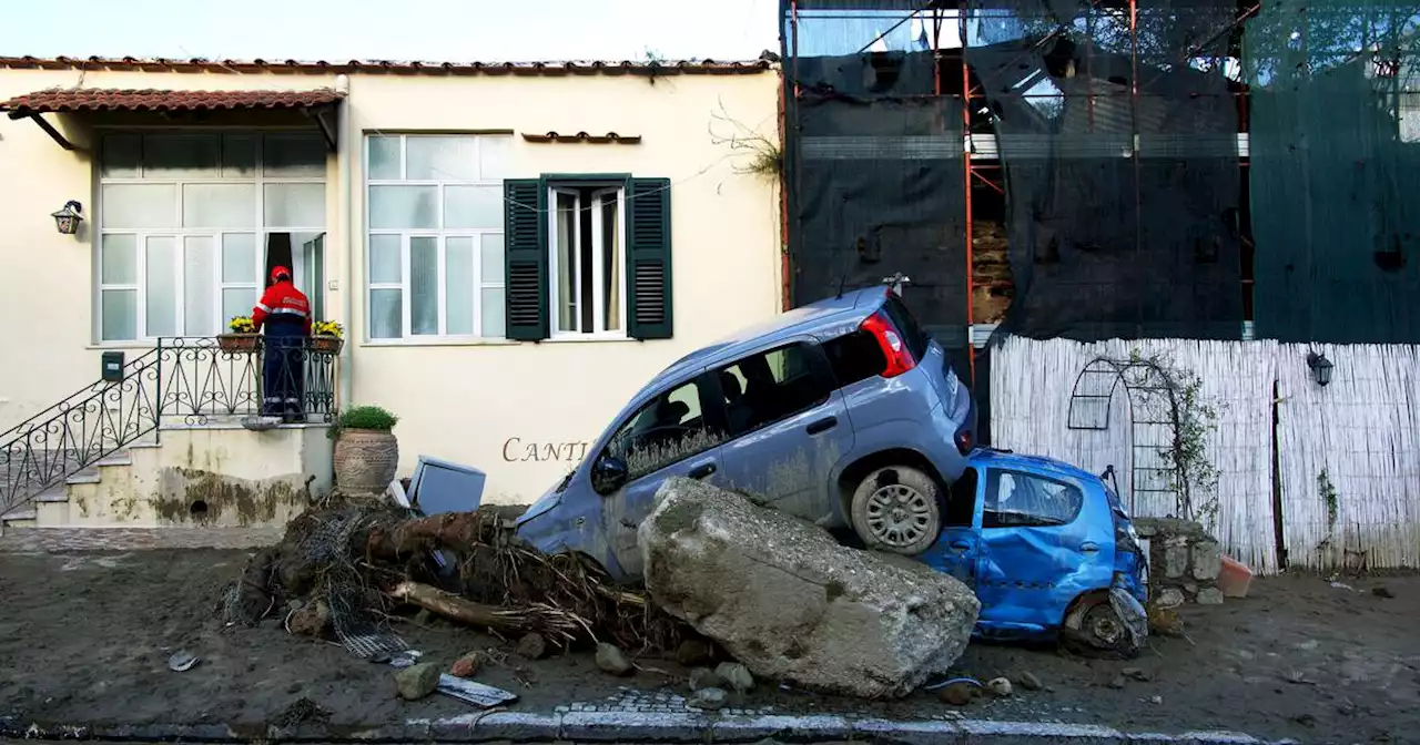 Italy landslide: Body of girl found by rescuers on island of Ischia