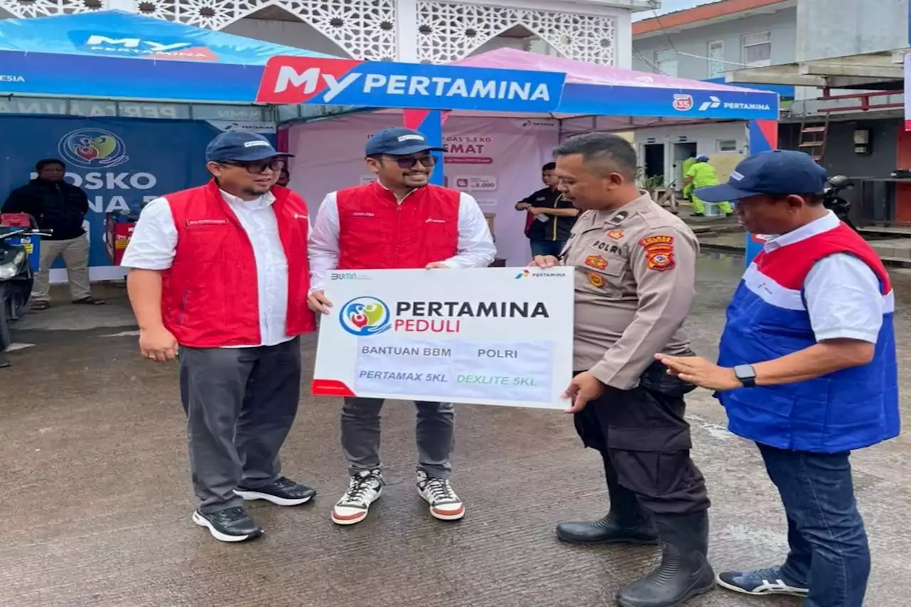 Bantu Penanganan Gempa Cianjur, Pertamina Pasok 20 Ribu Liter BBM untuk Polri