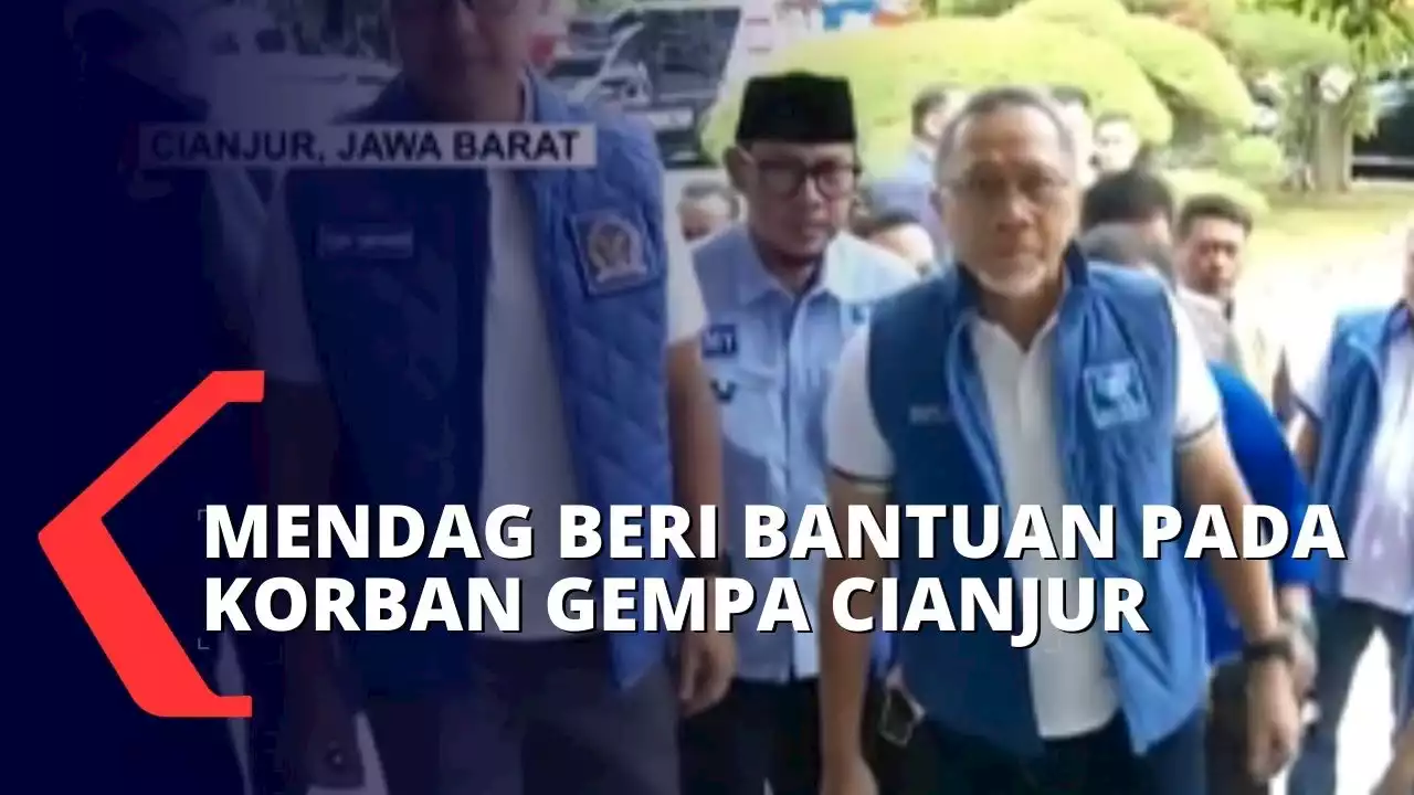 Beri Bantuan ke Pedagang dan Korban Gempa, Mendag Temui Bupati Cianjur Terlebih Dahulu