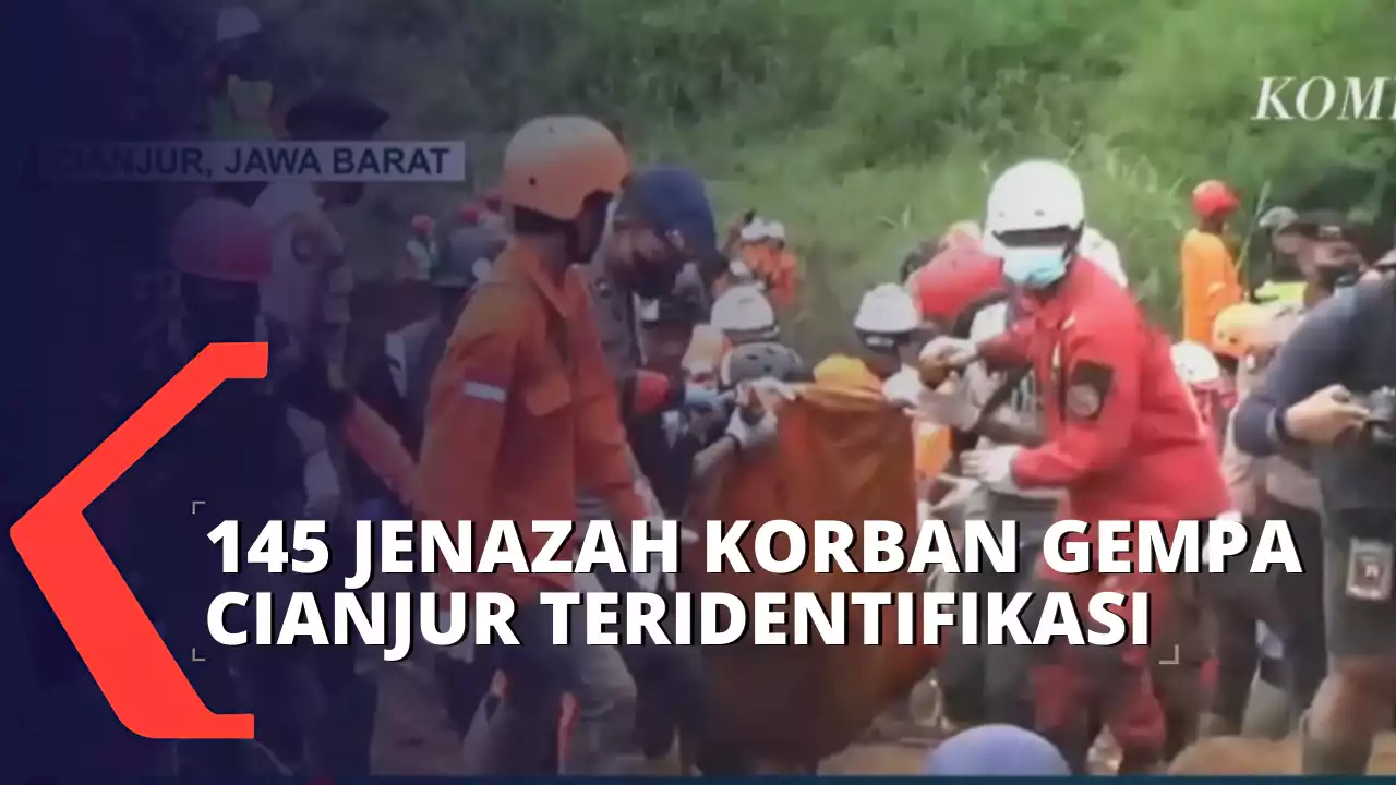 Hari ke-7 Pencarian Korban Gempa Cianjur, 145 Jenazah Sudah Teridentifikasi