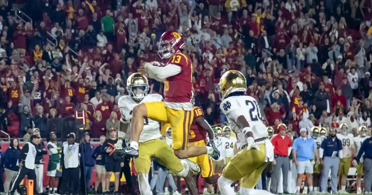 Photos: Caleb Williams propels No. 6 USC past No. 15 Notre Dame