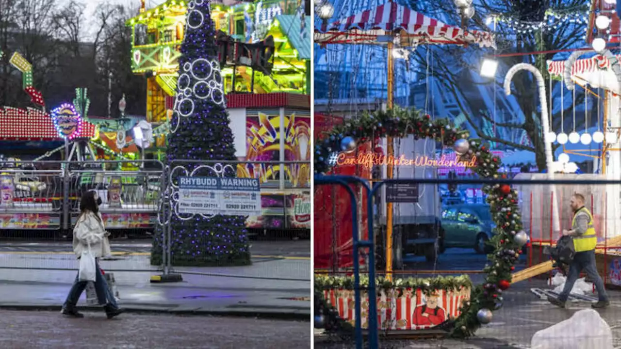 Two people hospitalised after 'coming off' ride at Winter Wonderland in Cardiff