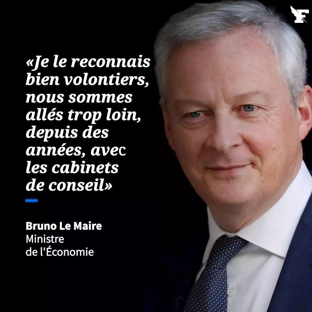 Cabinet McKinsey : Bruno Le Maire reconnaît «des abus»