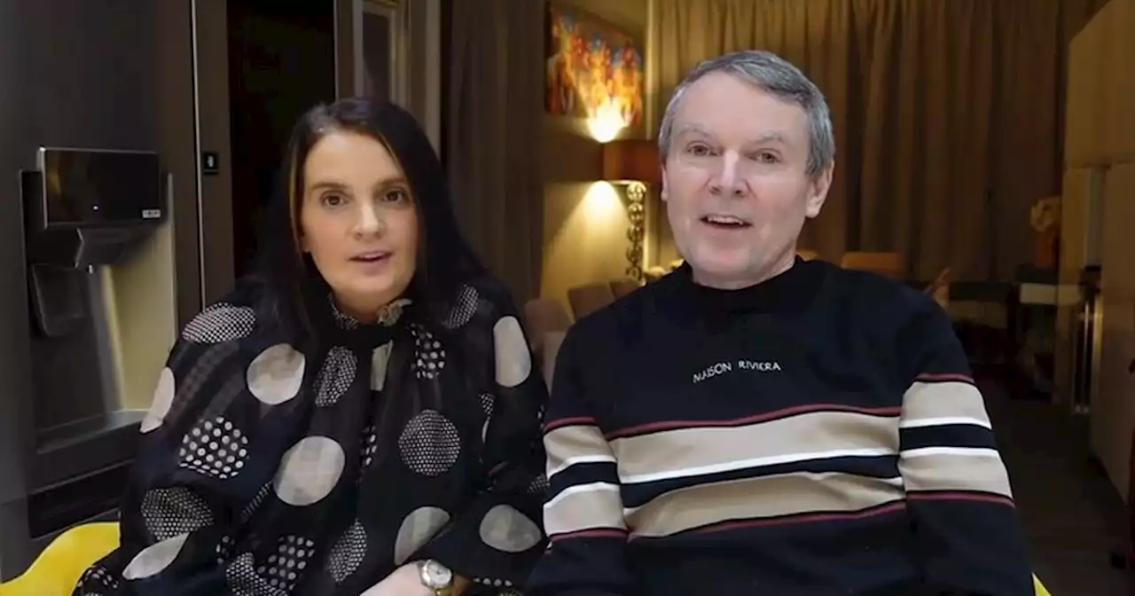 Sue and Noel Radford 'in heaven' as they enjoy romantic meal in Lancaster