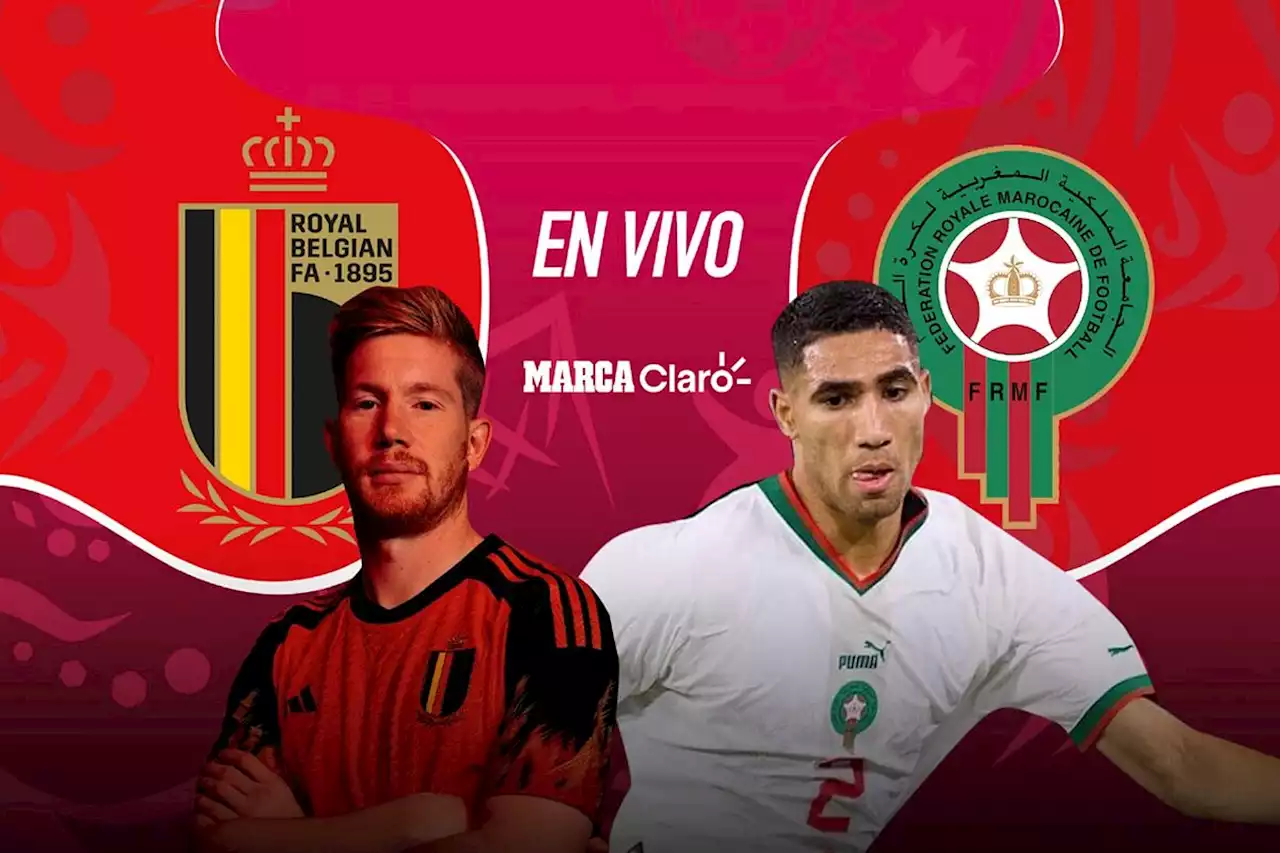 Bélgica vs Marruecos, en vivo el partido de la jornada 2 del Mundial Qatar 2022: Resultado y goles al momento