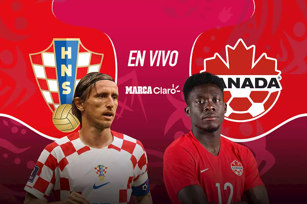 Croacia vs Canadá en vivo el partido de la Jornada 2 del Mundial de Qatar 2022