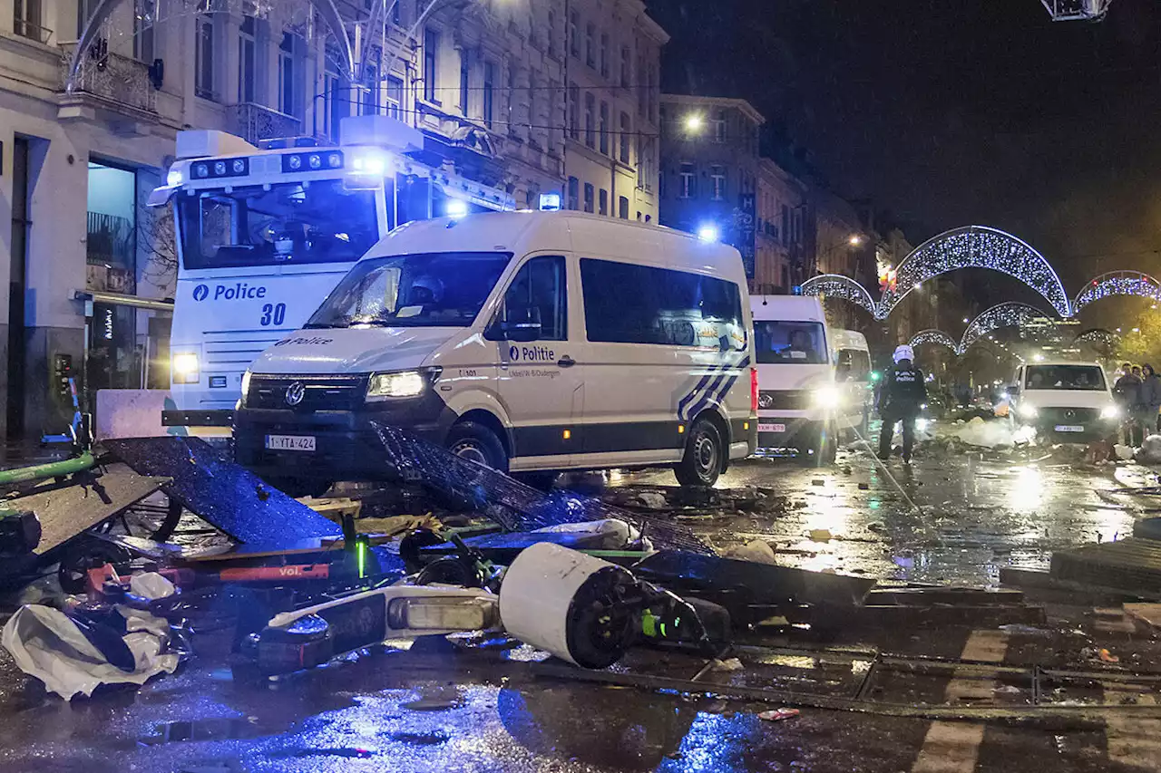 Disturbios en Bruselas tras derrota de Bélgica ante Marruecos en la Copa del Mundo de Qatar 2022