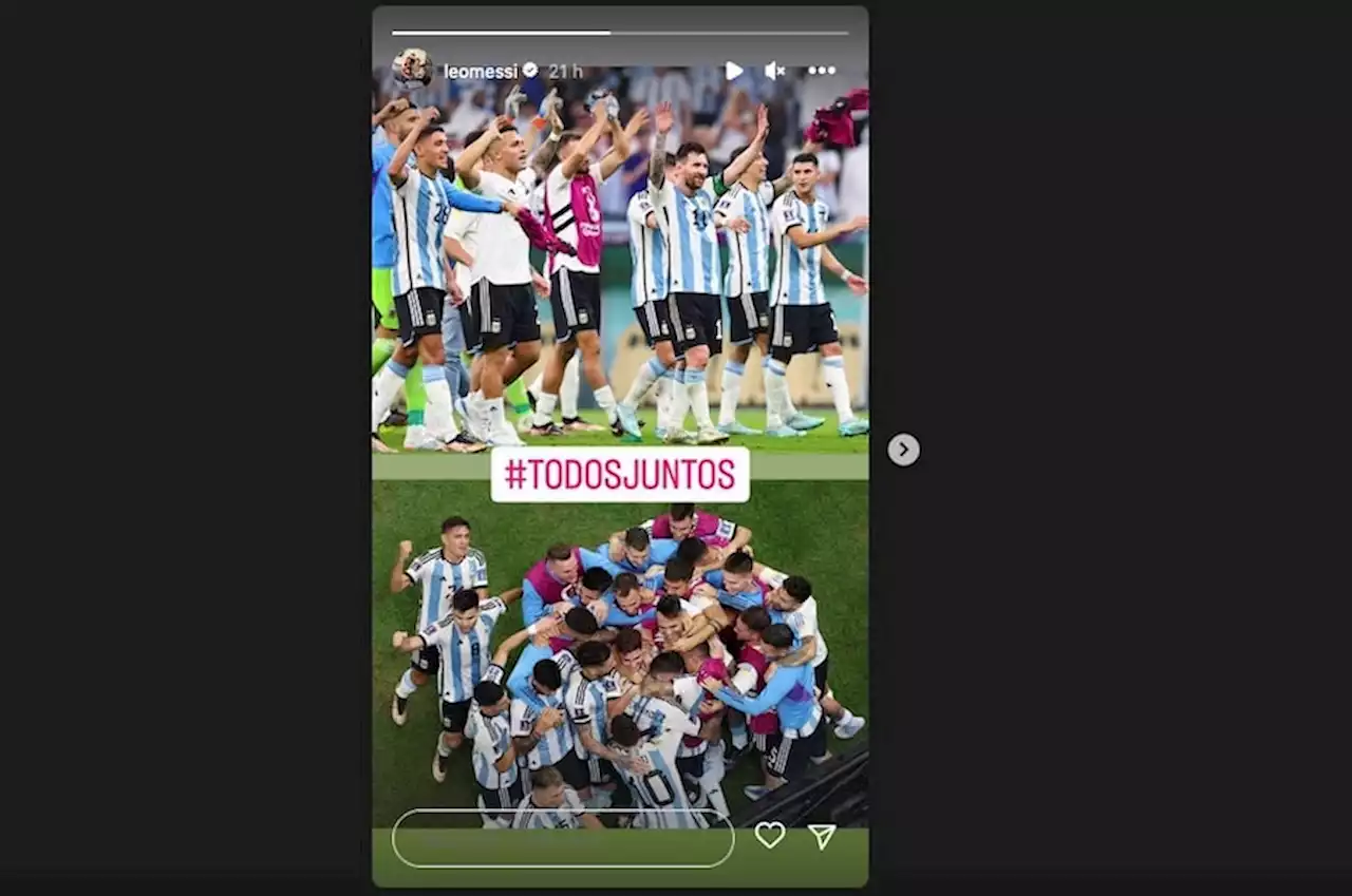 Messi finalmente publica en su Instagram un post que no es comercial