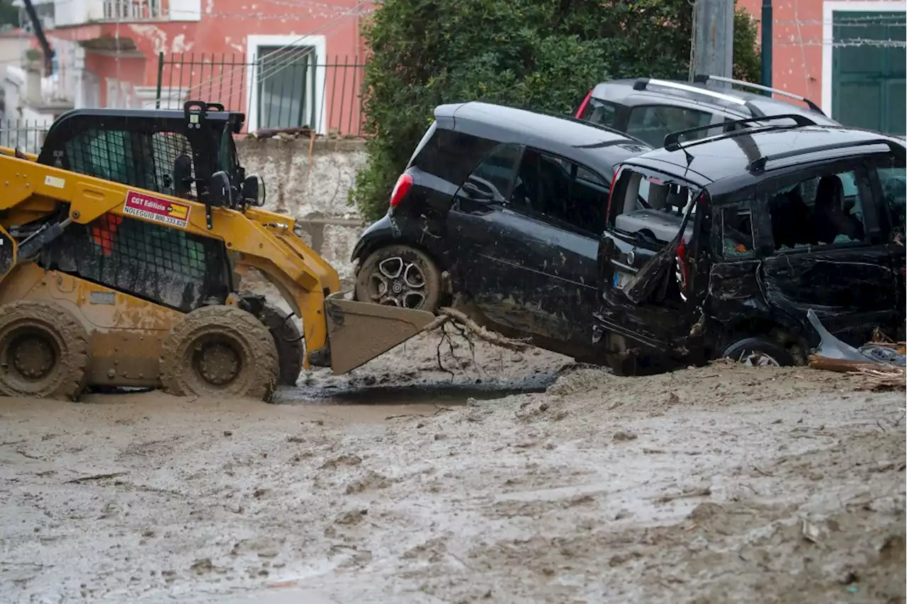 Landslide on Italian island sweeps away homes and turns roads into rivers of mud