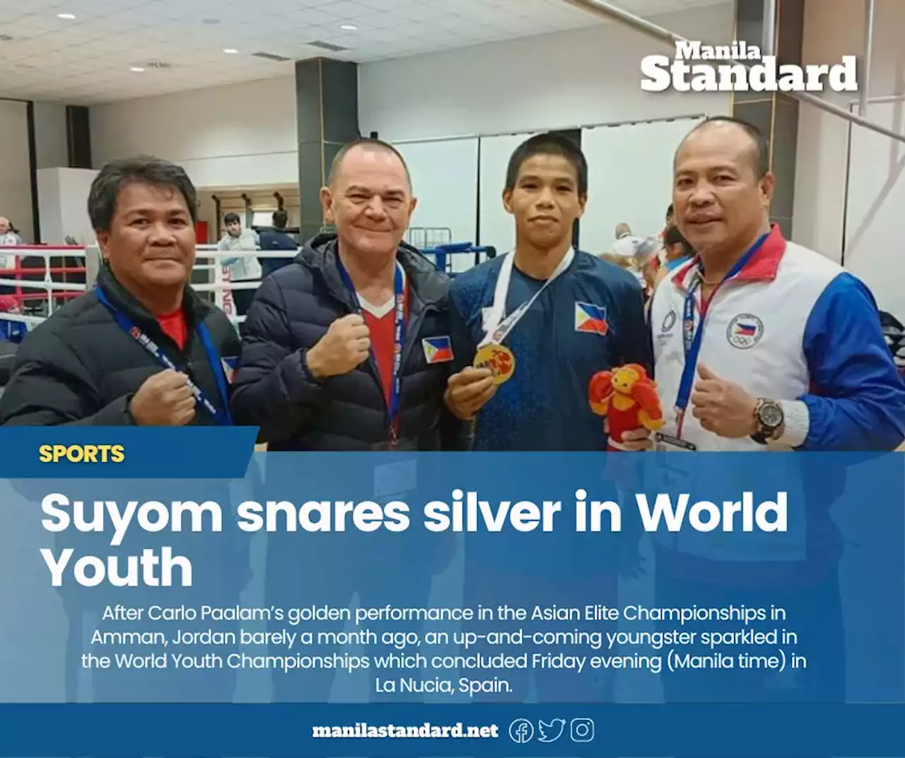 Boxing star in the making: Suyom snares silver in World Youth