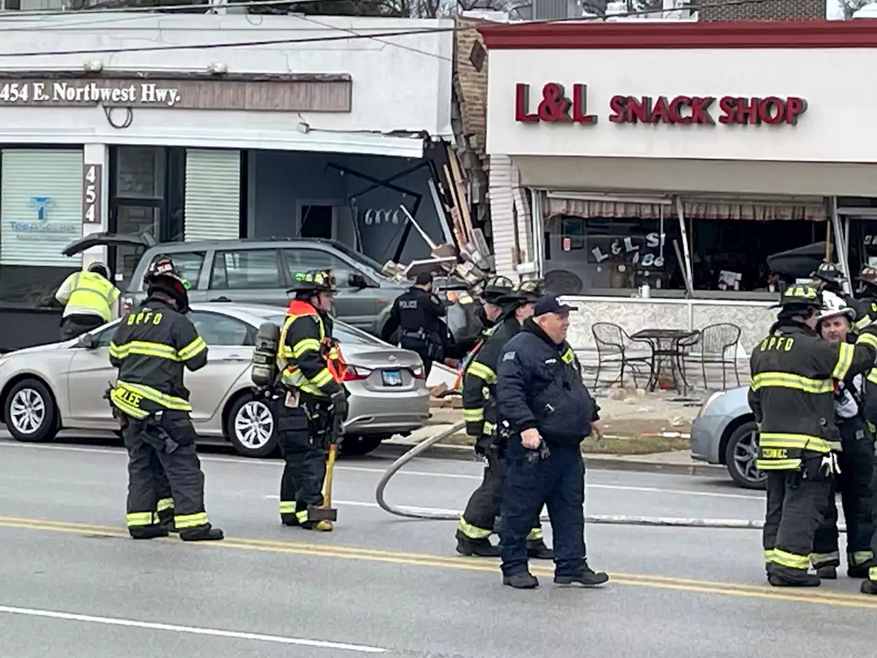 Four People Taken to Area Hospitals After SUV Slams Into Des Plaines Business