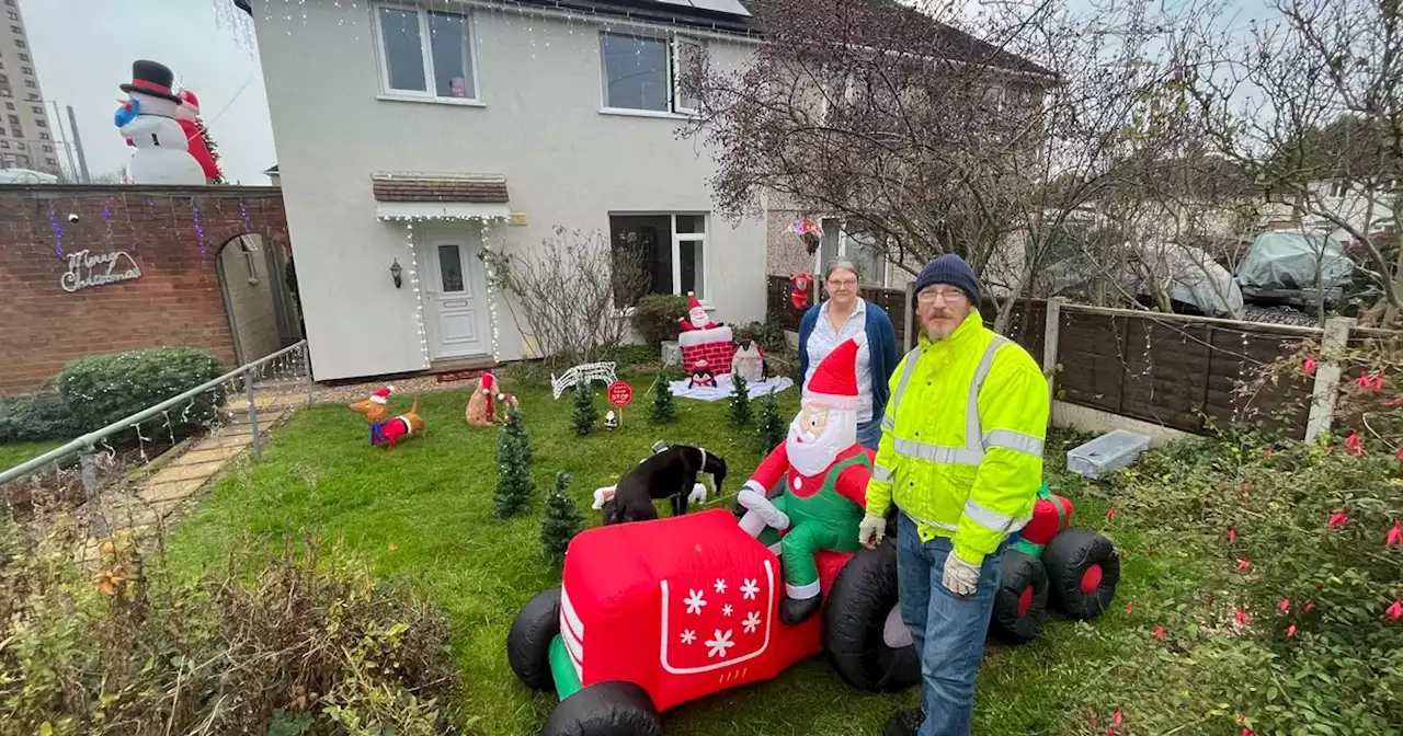 Christmas fan who creates Winter Wonderland at home every year