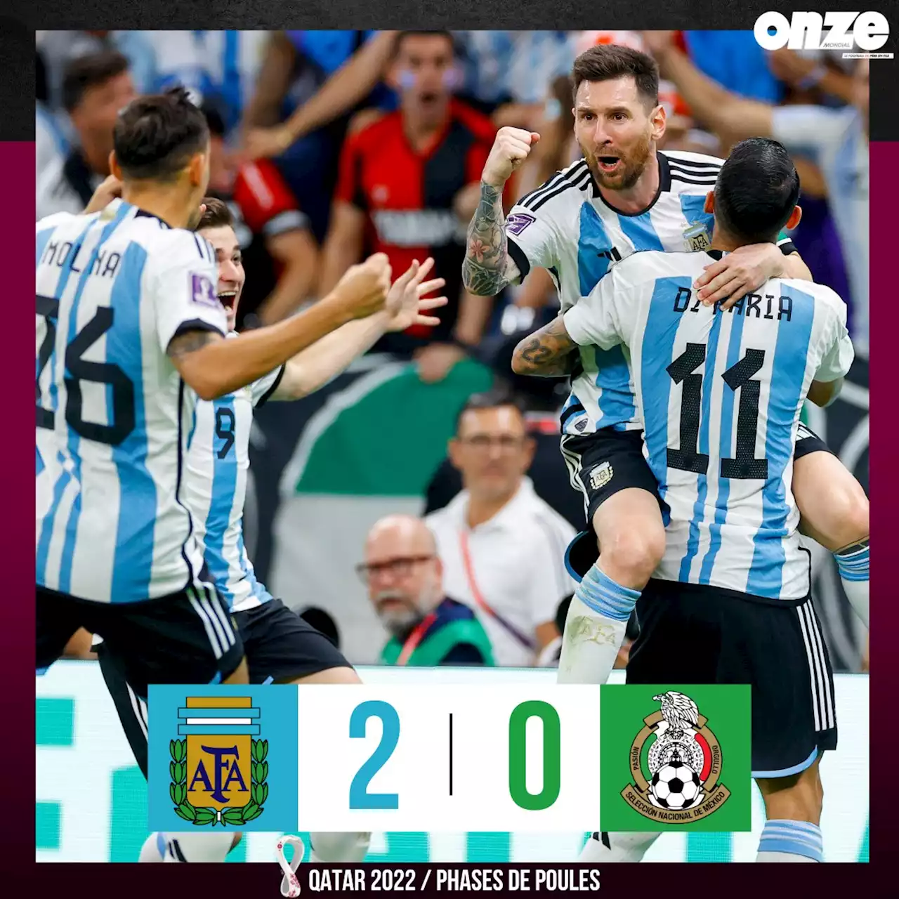 🚨 Argentine - Mexique : Messi porte l'Albiceleste qui rêve encore de qualification