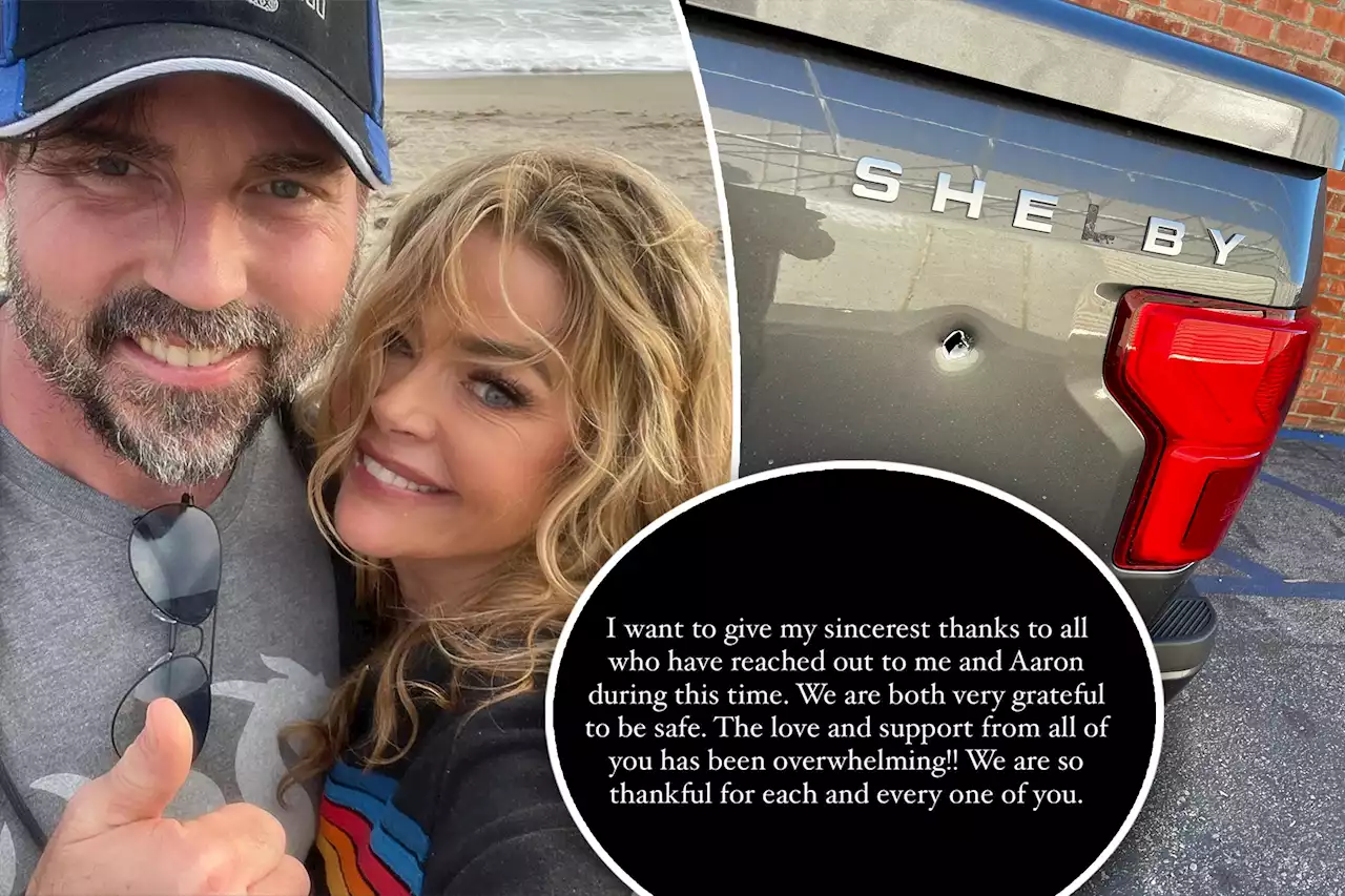 Denise Richards, Aaron Phypers ‘grateful to be safe’ following road-rage shooting