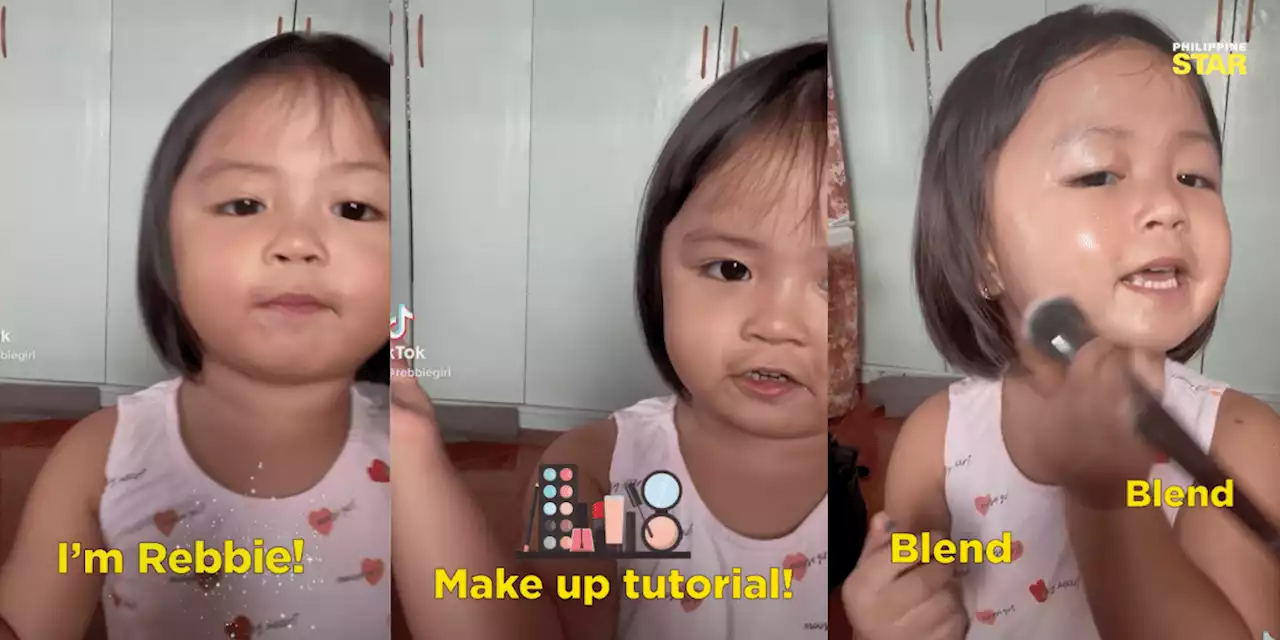 Meet the three-year-old makeup ‘vlogger’ from Pasay City - Latest Chika