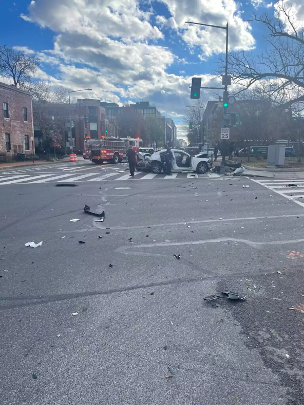 “By the grace of God there were no pedestrians crossing at that moment, else they would have been killed right there.” - PoPville