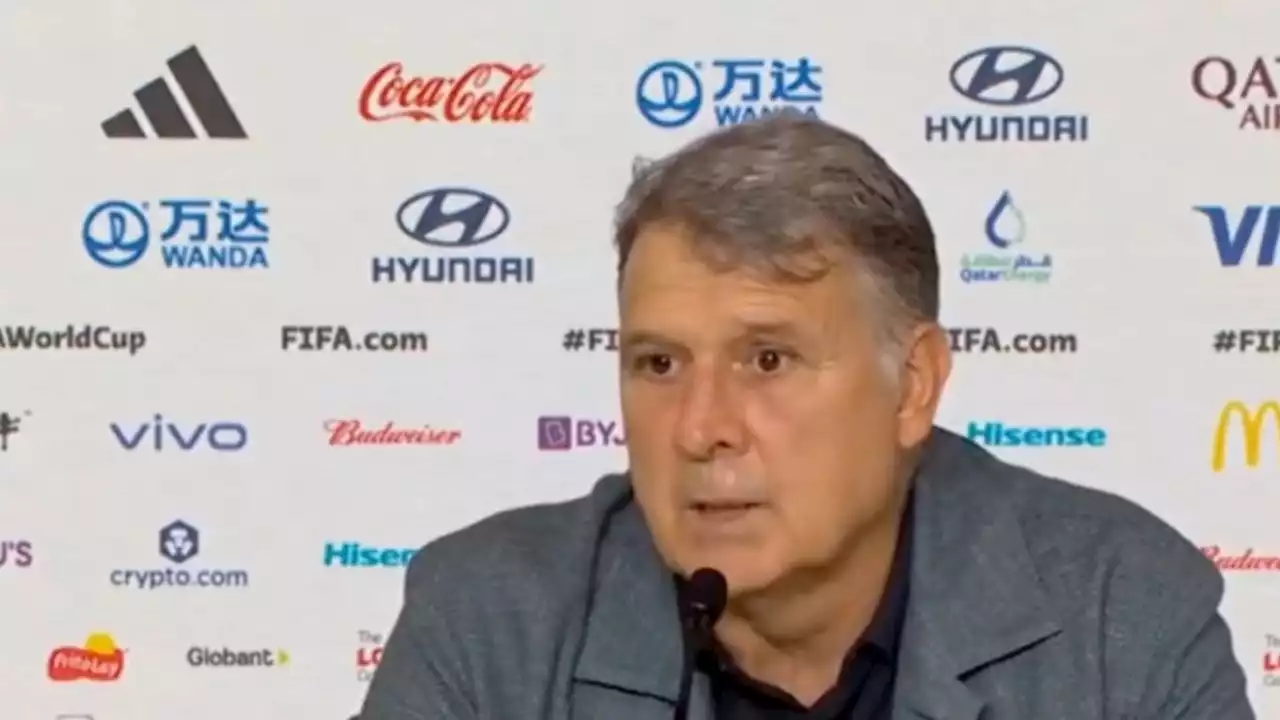 “Hay que levantar la cabeza y seguir intentando”, dice “Tata” Martino