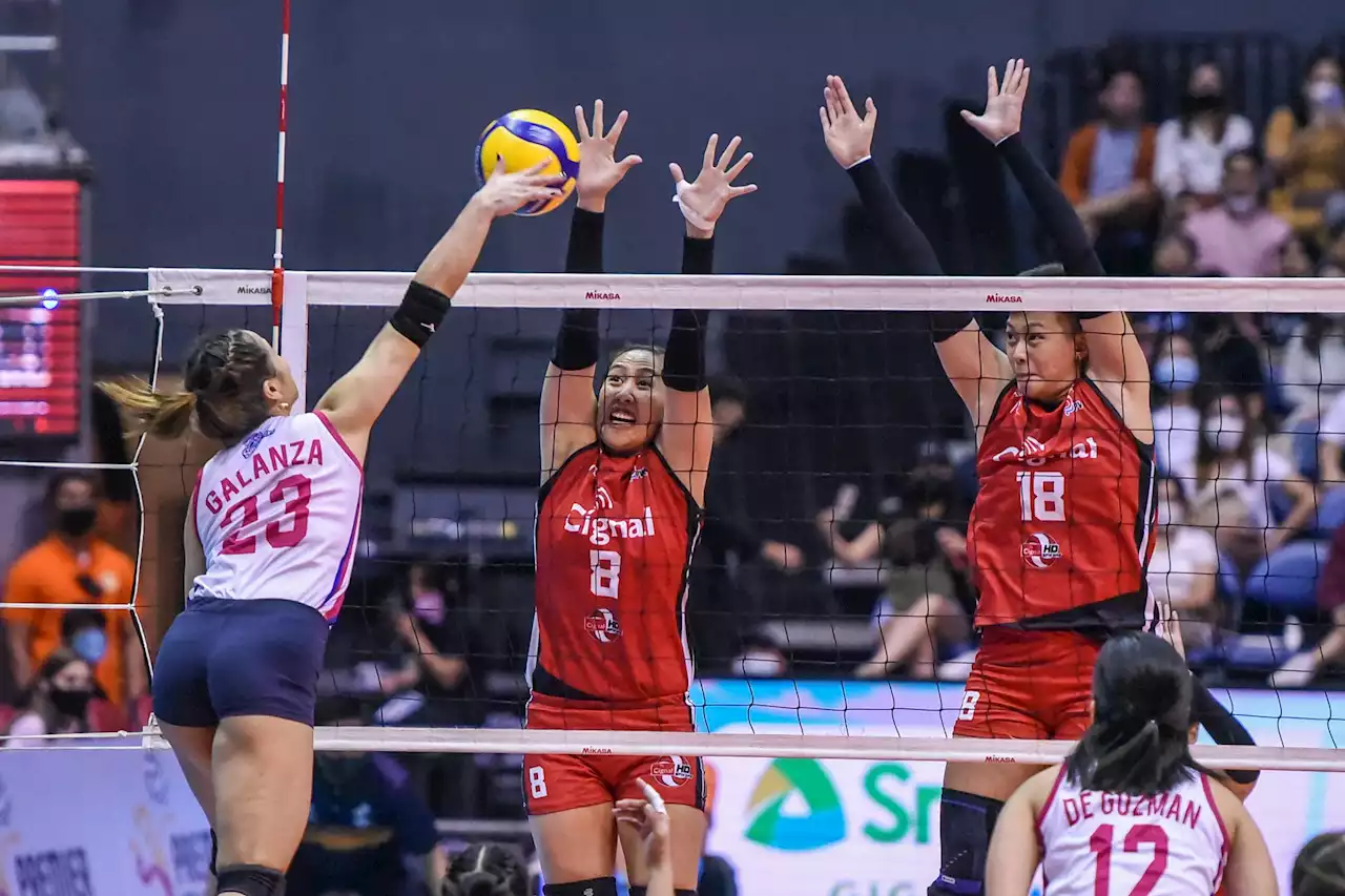 Cignal stuns Creamline, zeroes in on PVL finals