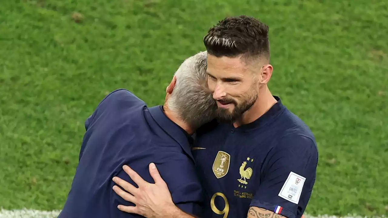 Equipe de France: la petite blague de Deschamps à Giroud sur sa présence au Mondial