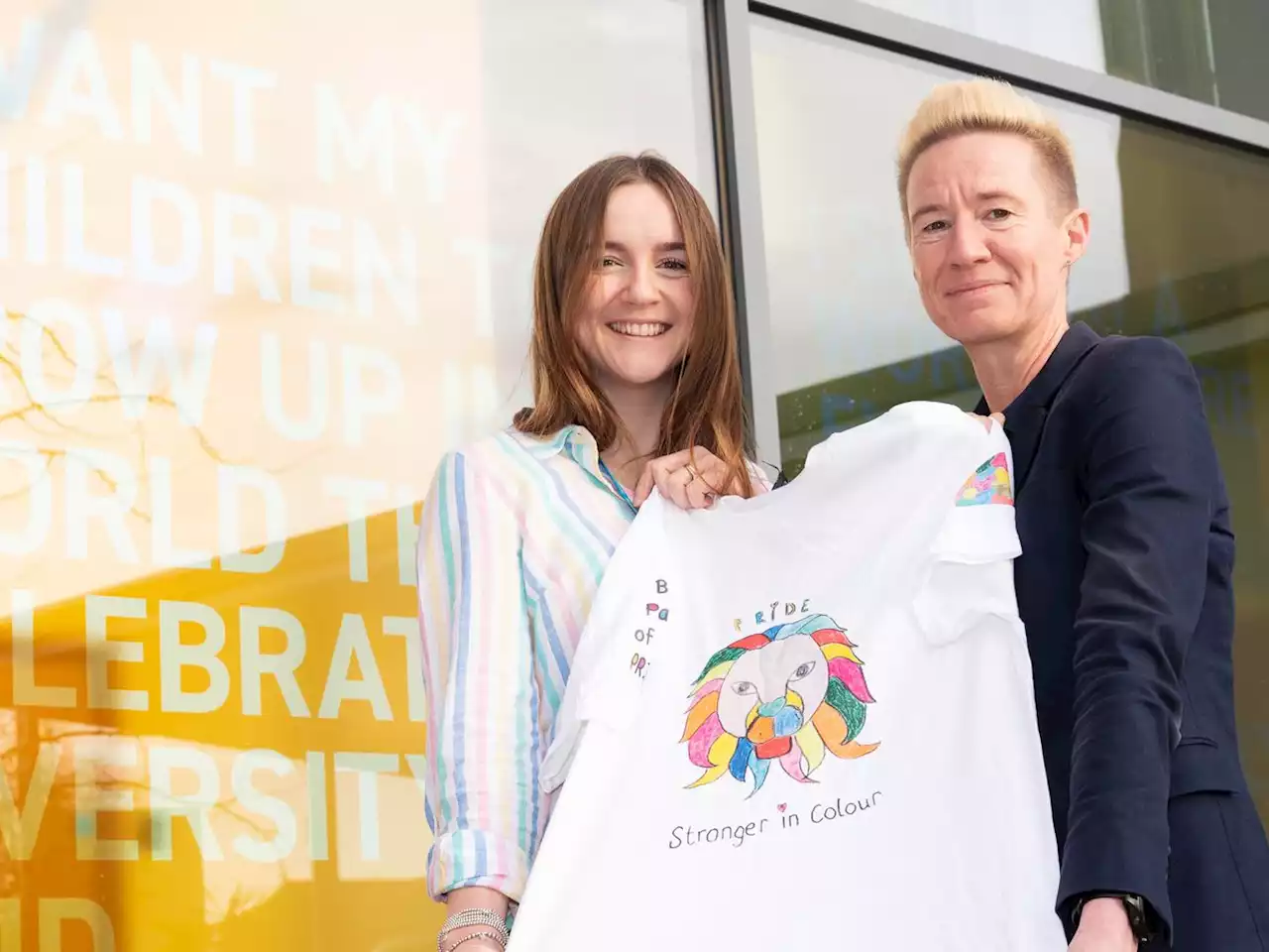 Teenager's winning t-shirt design sparks Pride and inclusivity at hospital