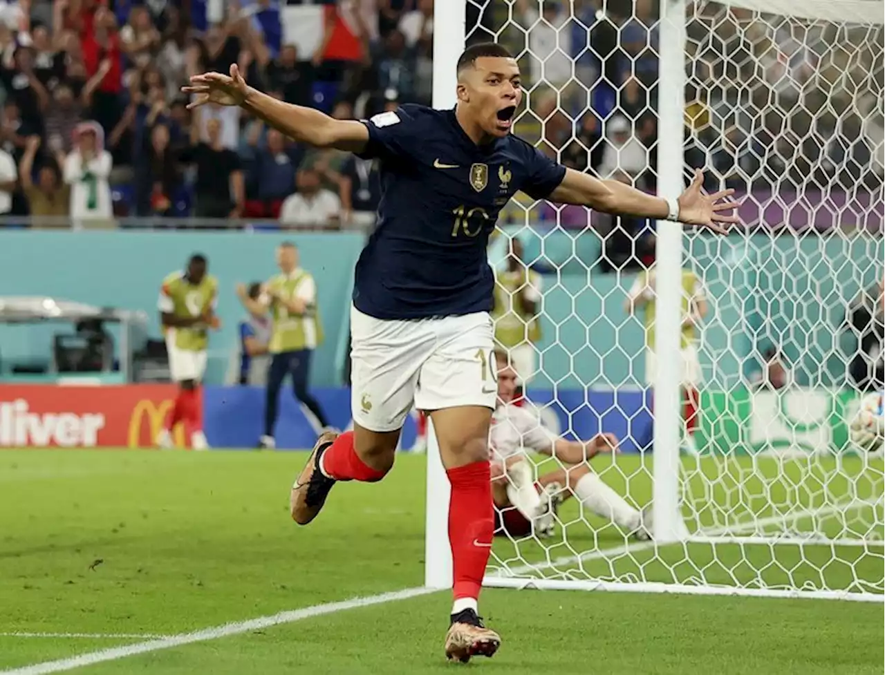 Soccer-Mbappe double gives France spot in World Cup knockout stage