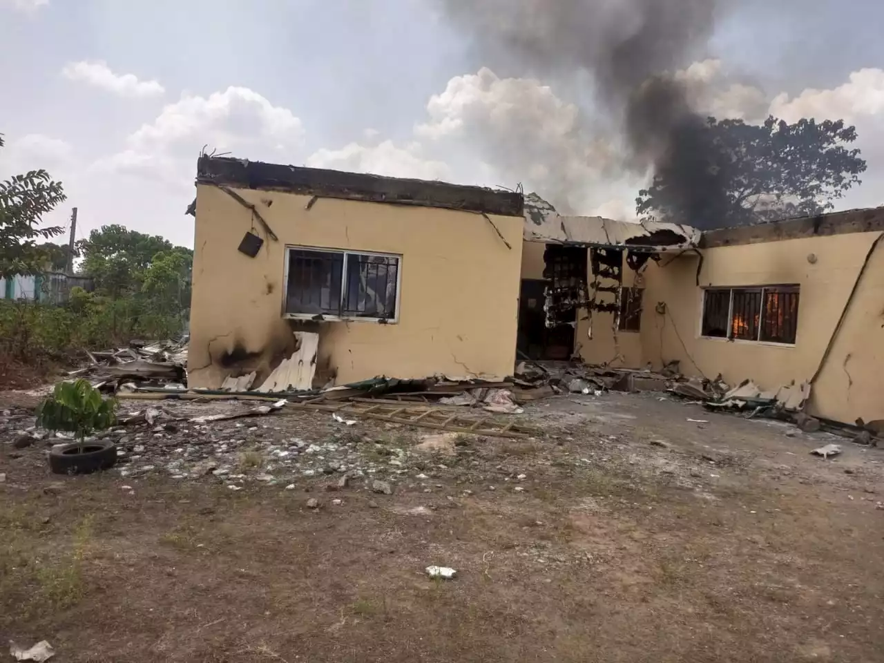 Ballot boxes, PVCs destroyed as INEC office in Ebonyi is set ablaze | TheCable
