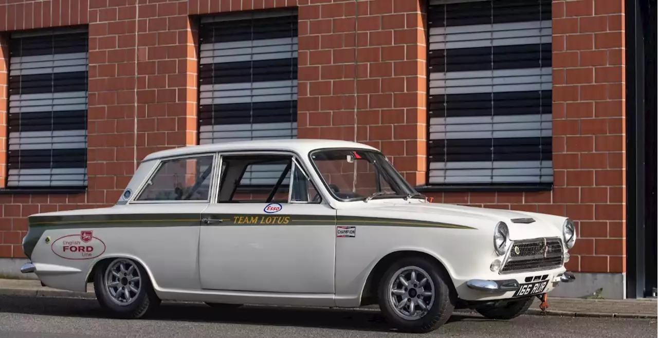 Classic Ford Cortina raced and owned by British legends sells for crazy price