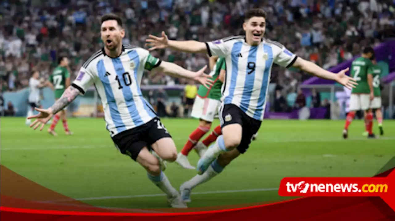 Persembahan bagi Maradona, Messi Beri Kemenangan Perdana Argentina di Piala Dunia 2022