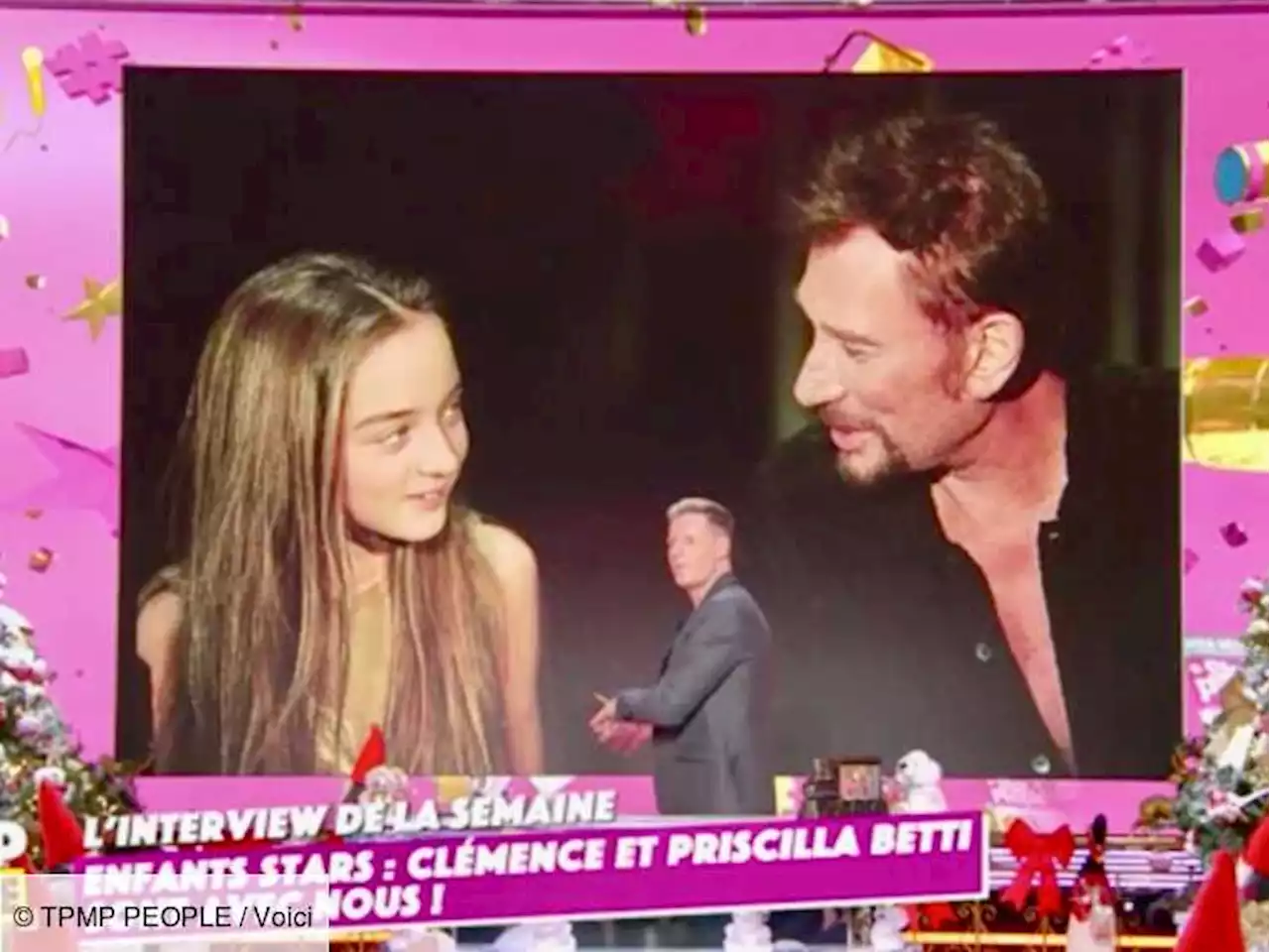 Johnny Hallyday : Clémence raconte l'incroyable genèse de son duo avec Johnny Hallyday dans TPMP People (ZAPTV) - Voici