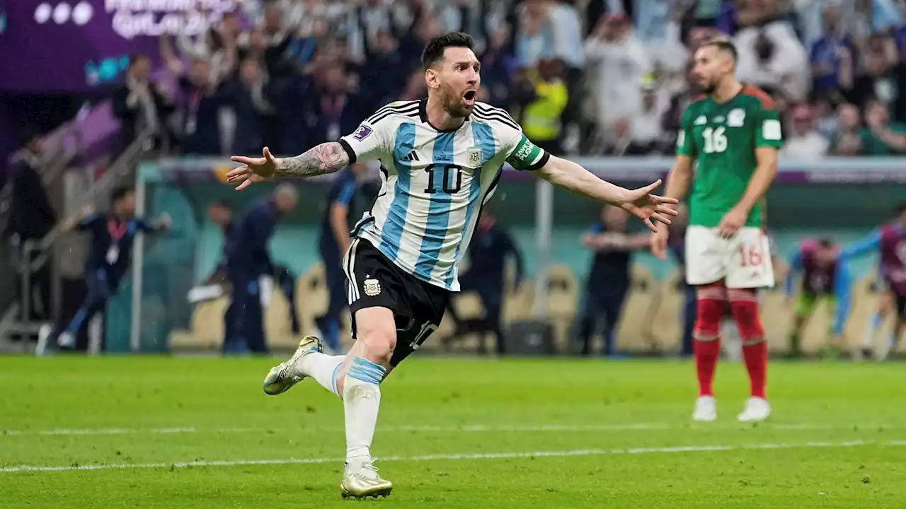 Lionel Messi pulls Argentina out of a World Cup nightmare in 2-0 win over Mexico