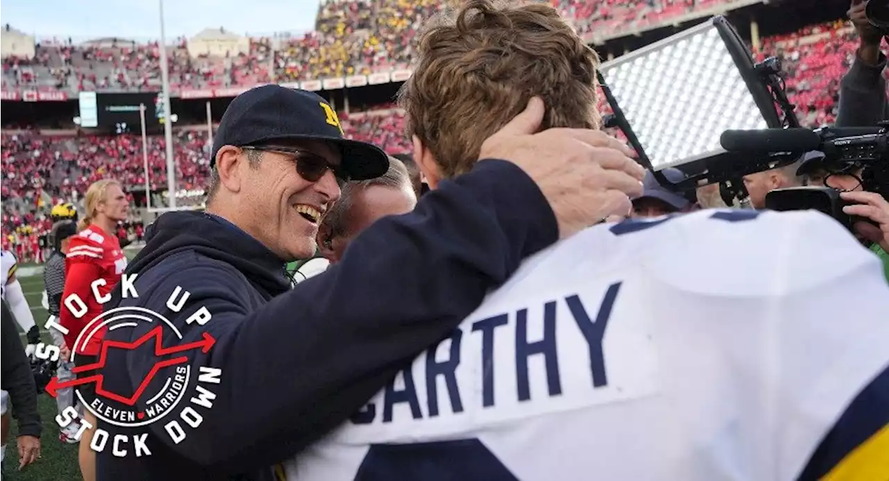 Stock Up/Stock Down: Jim Harbaugh Beats the Bucks Again, J.J. McCarthy Shines in First Rivalry Start, Ryan Day Earns Criticism And Jim Knowles' Defense Doesn't Cut It