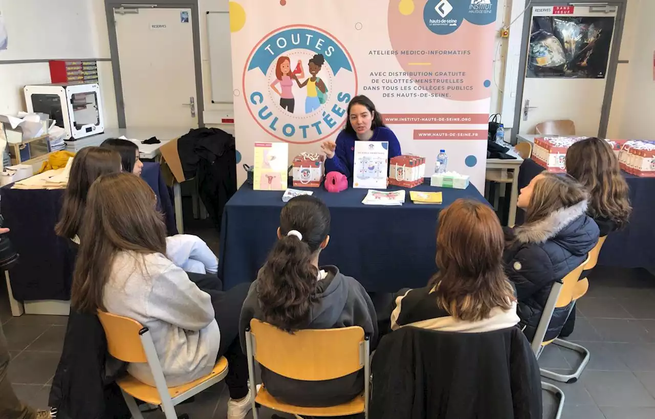 Des culottes menstruelles gratis pour les collégiennes des Hauts-de-Seine