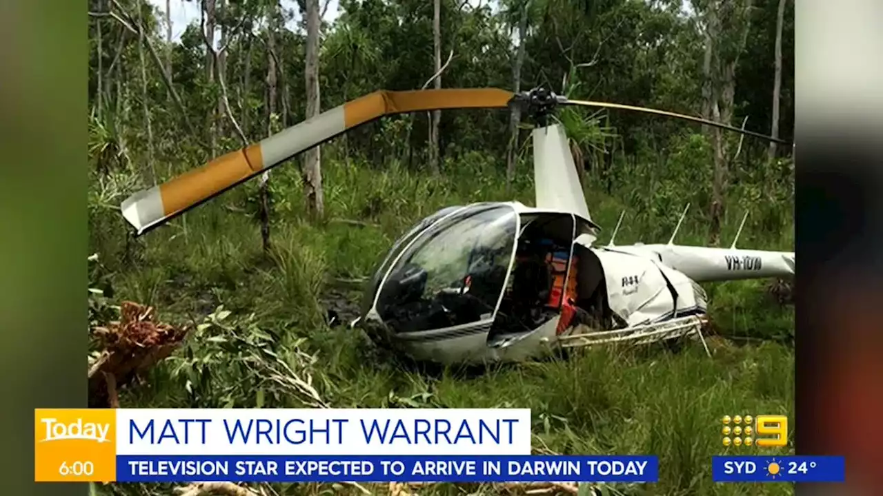 Arrest warrant issued for Outback Wrangler star Matt Wright over fatal helicopter crash