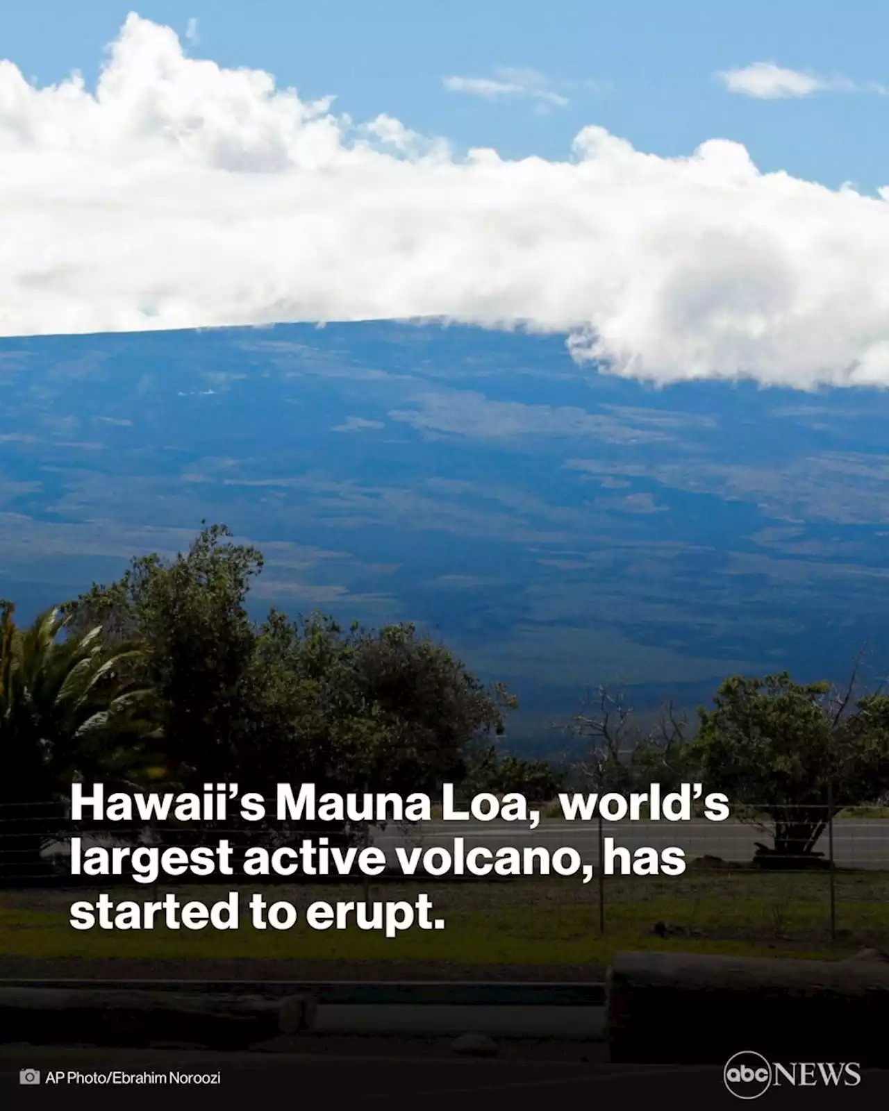 Hawaii’s Mauna Loa starts to erupt, sending ash nearby