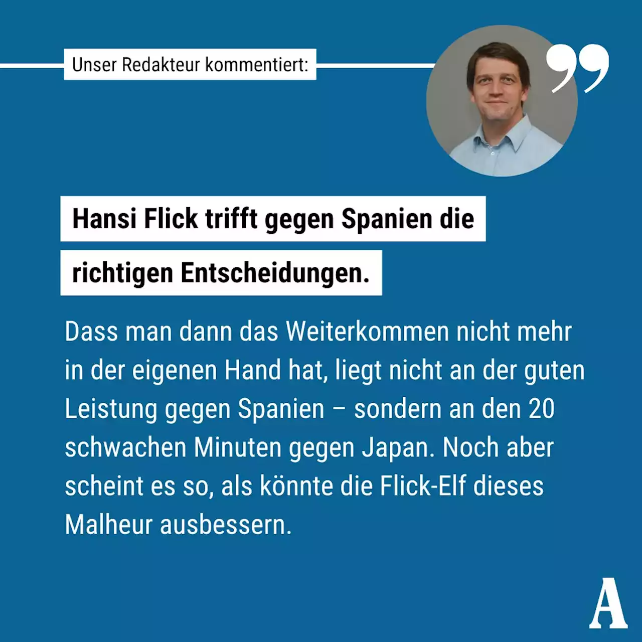 Hansi Flick trifft gegen Spanien die richtigen Entscheidungen