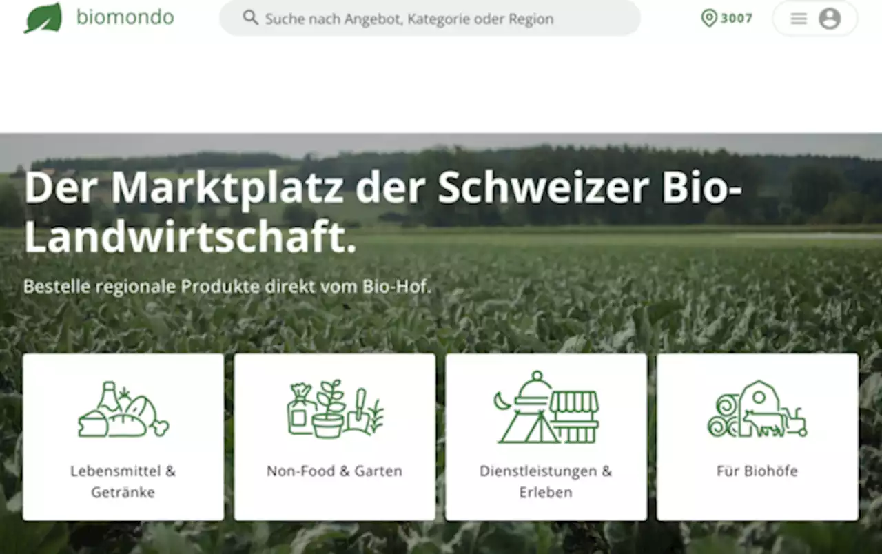 Der Online-Marktplatz Biomondo wartet mit neuer Funktion auf - bauernzeitung.ch