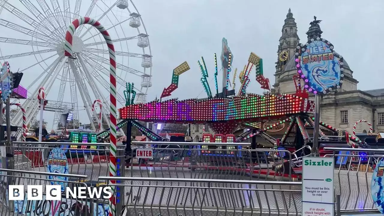 Cardiff Winter Wonderland: One in hospital as three thrown from ride