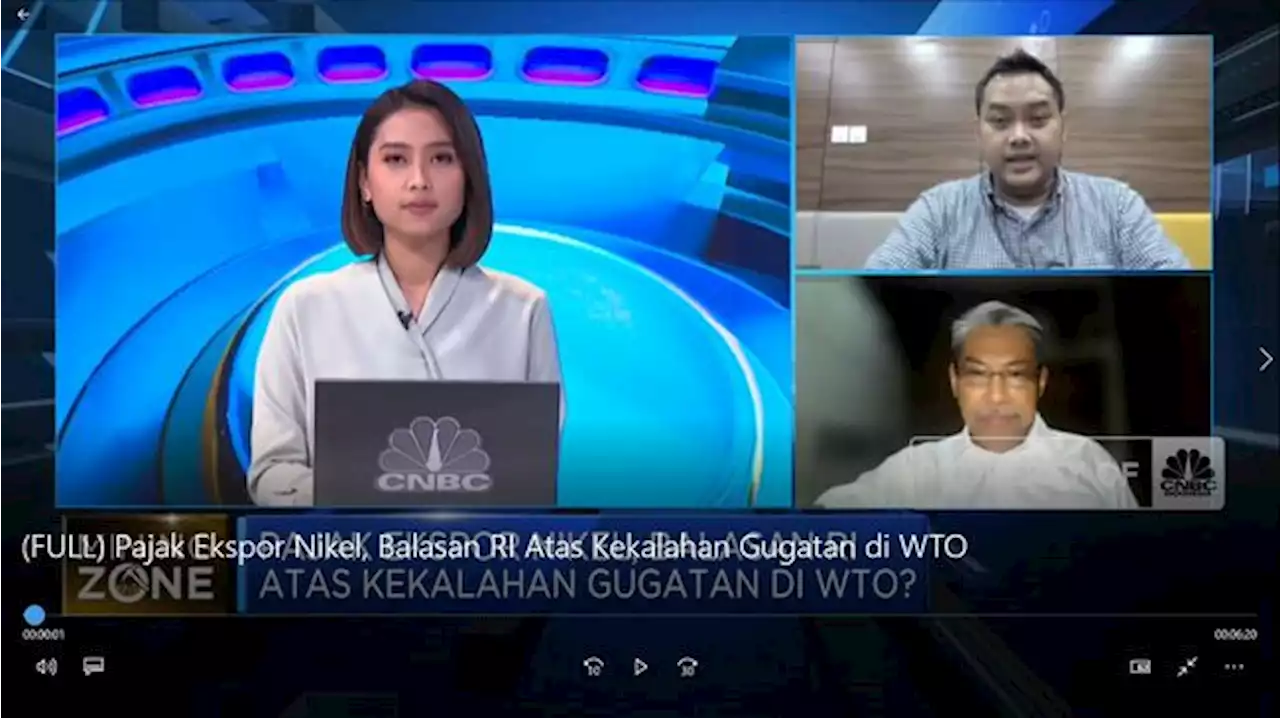 Pajak Ekspor Nikel, Balasan RI Atas Kekalahan Gugatan di WTO?