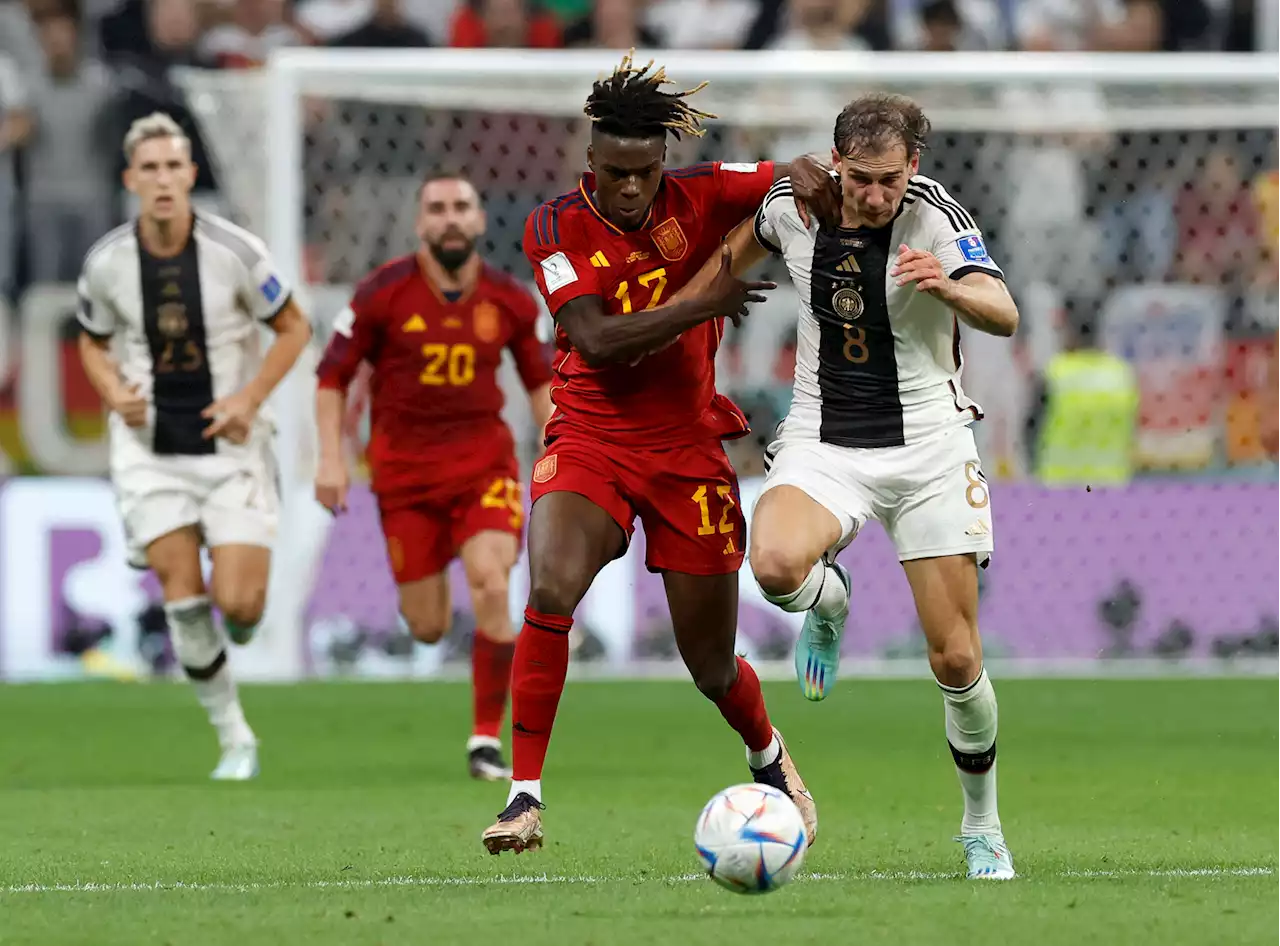 Spain and Germany battle to a 1-1 draw in huge Group E clash