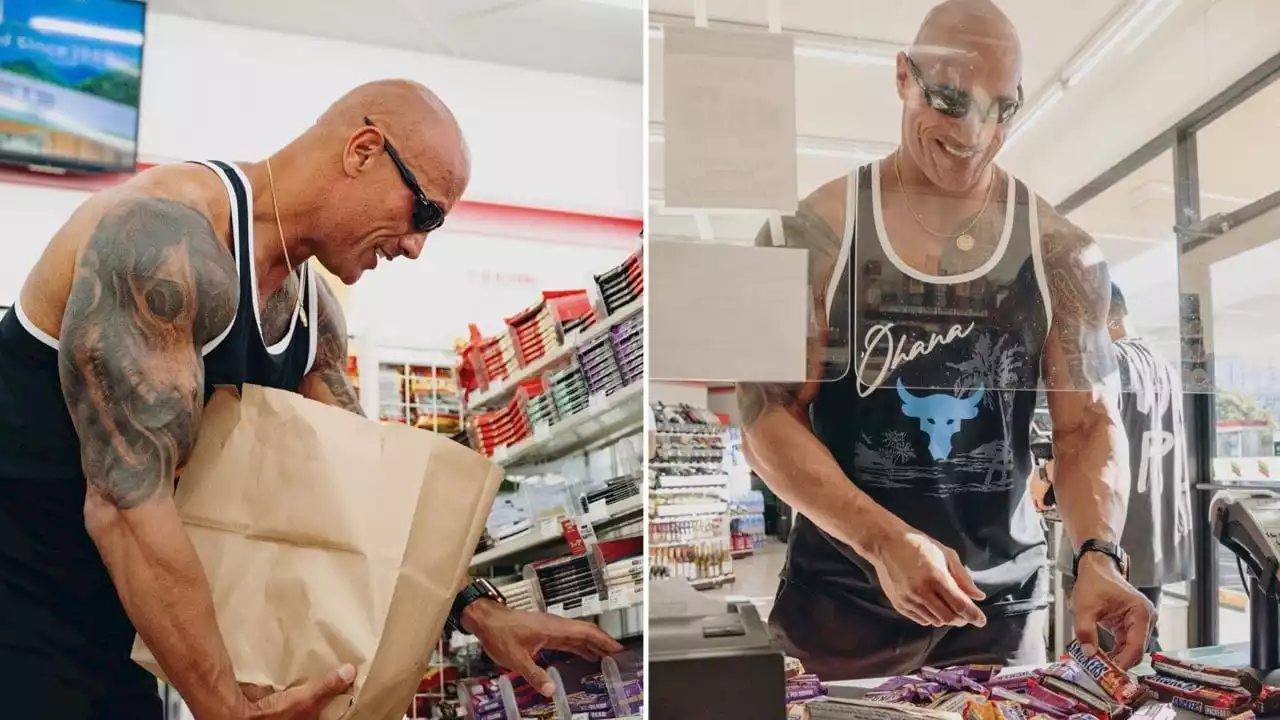 Dwayne Johnson ritorna dove rubava snack da ragazzo: li compra tutti e offre la spesa ai presenti